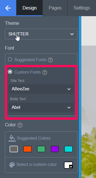 Changing Your Sites Fonts 2